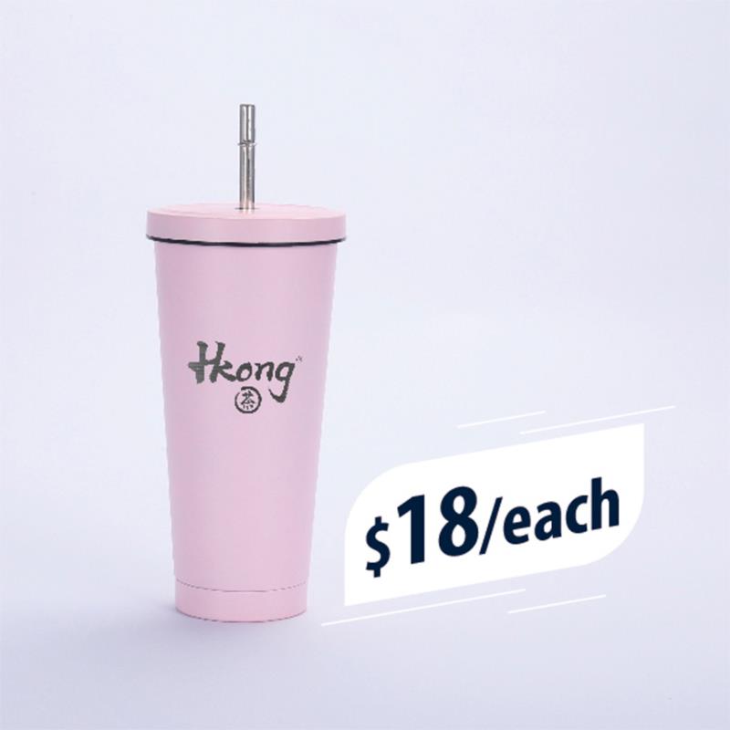 HKong Tea Thermos (Pink)