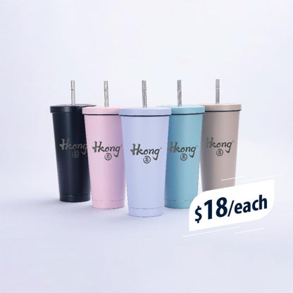 HKong Tea Thermos (Blue) with Name